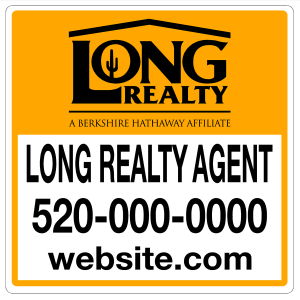 LONG 18"x 24" Photo Sign